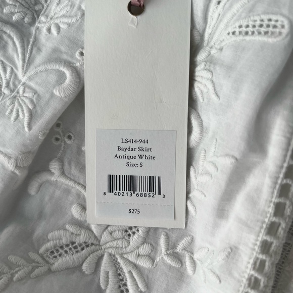 LOVESHACKFANCY SKIRT. NEW WITH TAGS SIZE S - Picture 3 of 6